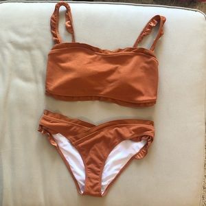 NWT | Cupshe | Ruffle Trim Bikini